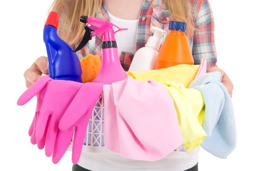 Professional hot water extraction carpet cleaning process