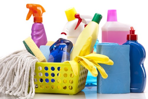 Clean living room furniture after upholstery cleaning service