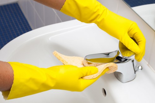 Different types of stains and cleaning supplies for fabric care